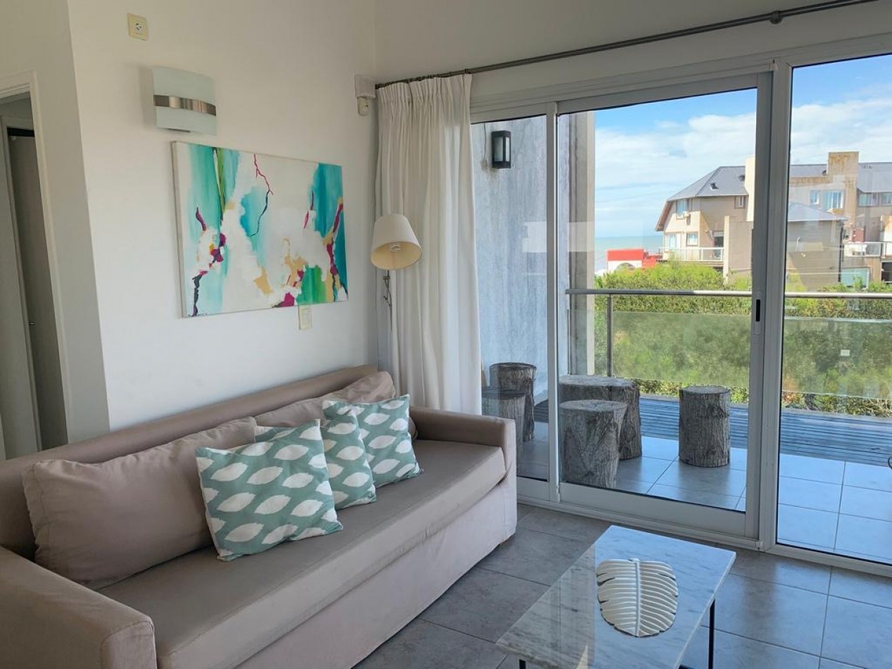 DEPARTAMENTO 3 AMBIENTES CON VISTA AL MAR  Y PISCINA - MAR DE OSTENDE