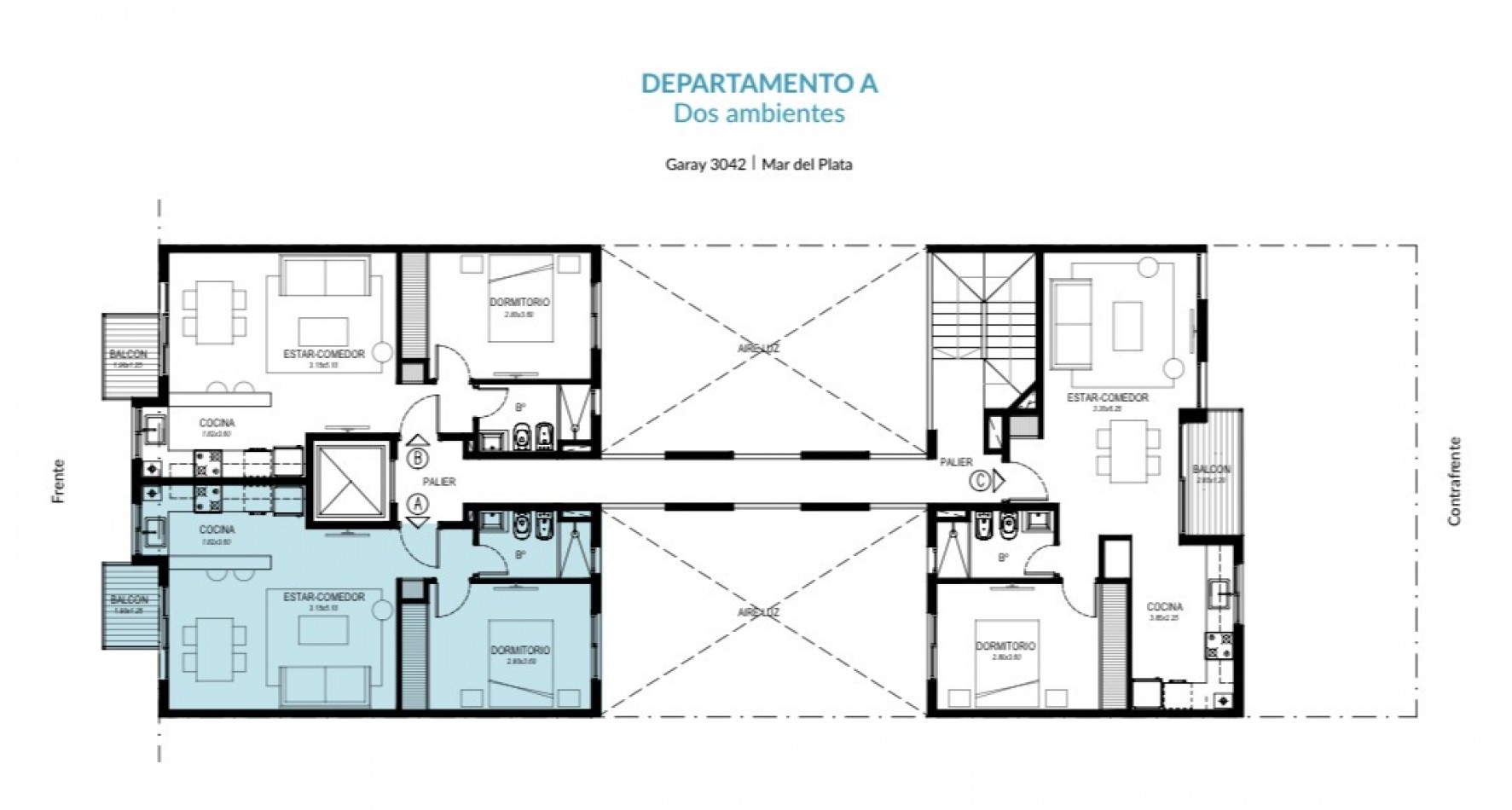 EDIFICIO ALEGRO 1 - 2 AMB- MAR DEL PLATA 